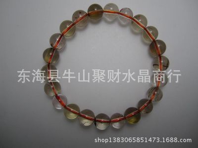 聚财水晶天然杂发晶圆珠串8.5mm手链招财聚能量助健康 - 聚财水晶天然杂发晶圆珠串8.5mm手链招财聚能量助健康厂家 - 聚财水晶天然杂发晶圆珠串8.5mm手链招财聚能量助健康价格 - 东海县牛山聚财水晶商行 - 